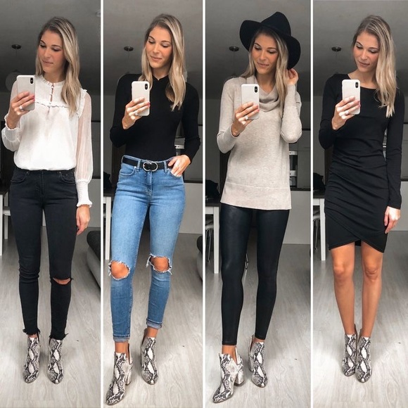 Snakeskin Booties - Picture 11 of 12